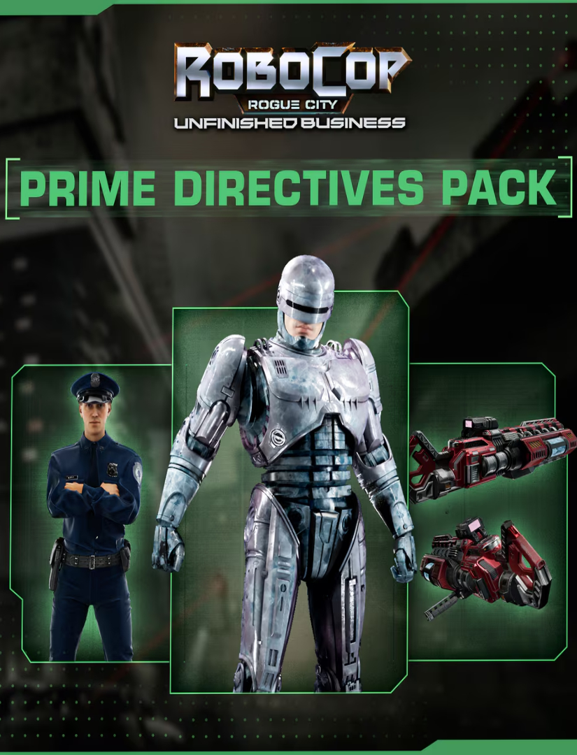 Robocop Rogue City Unfinished Business Prime Directives Pack
